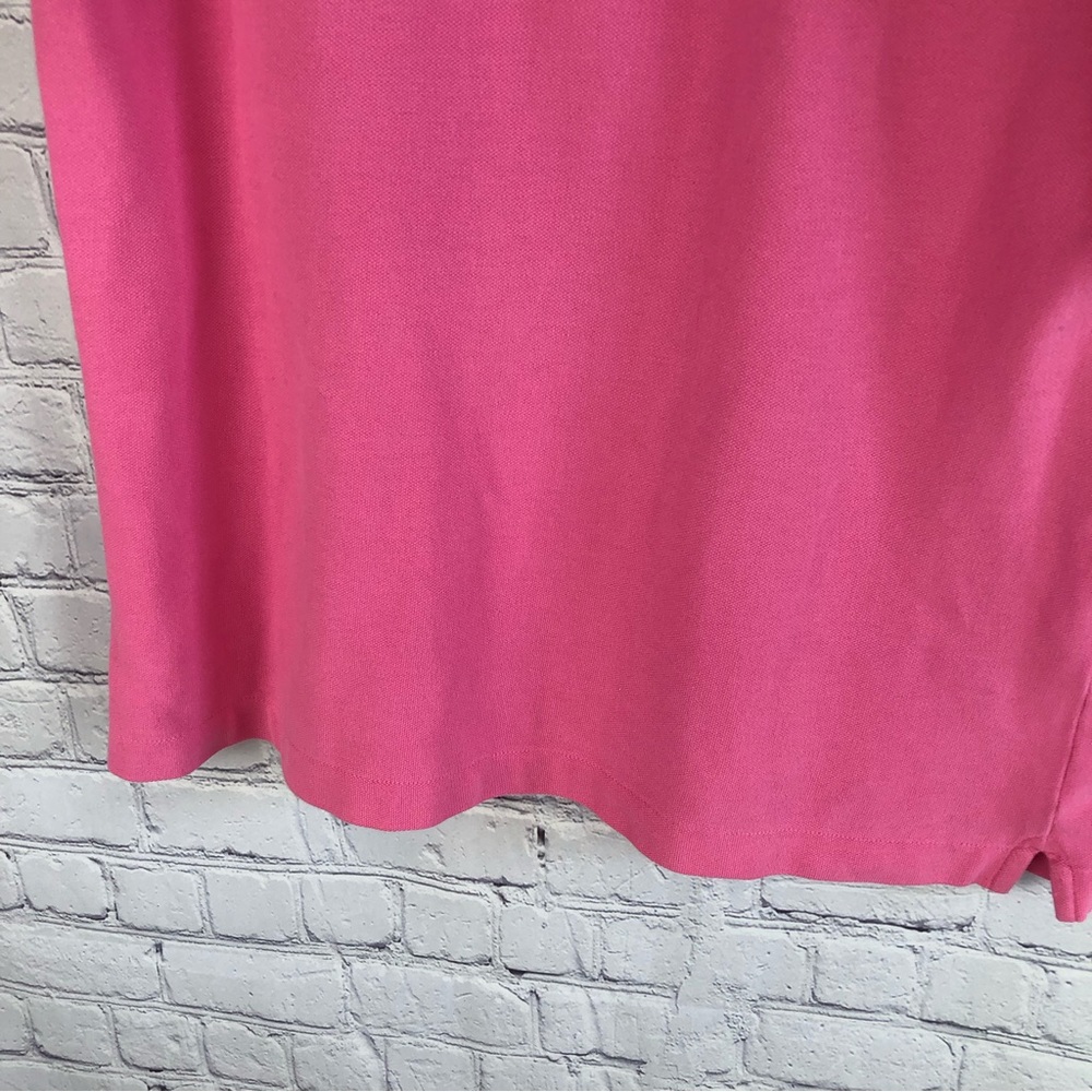 Vineyard Vines Classic Pique Polo short sleeve shirt cotton hot pink size large - Picture 4 of 7